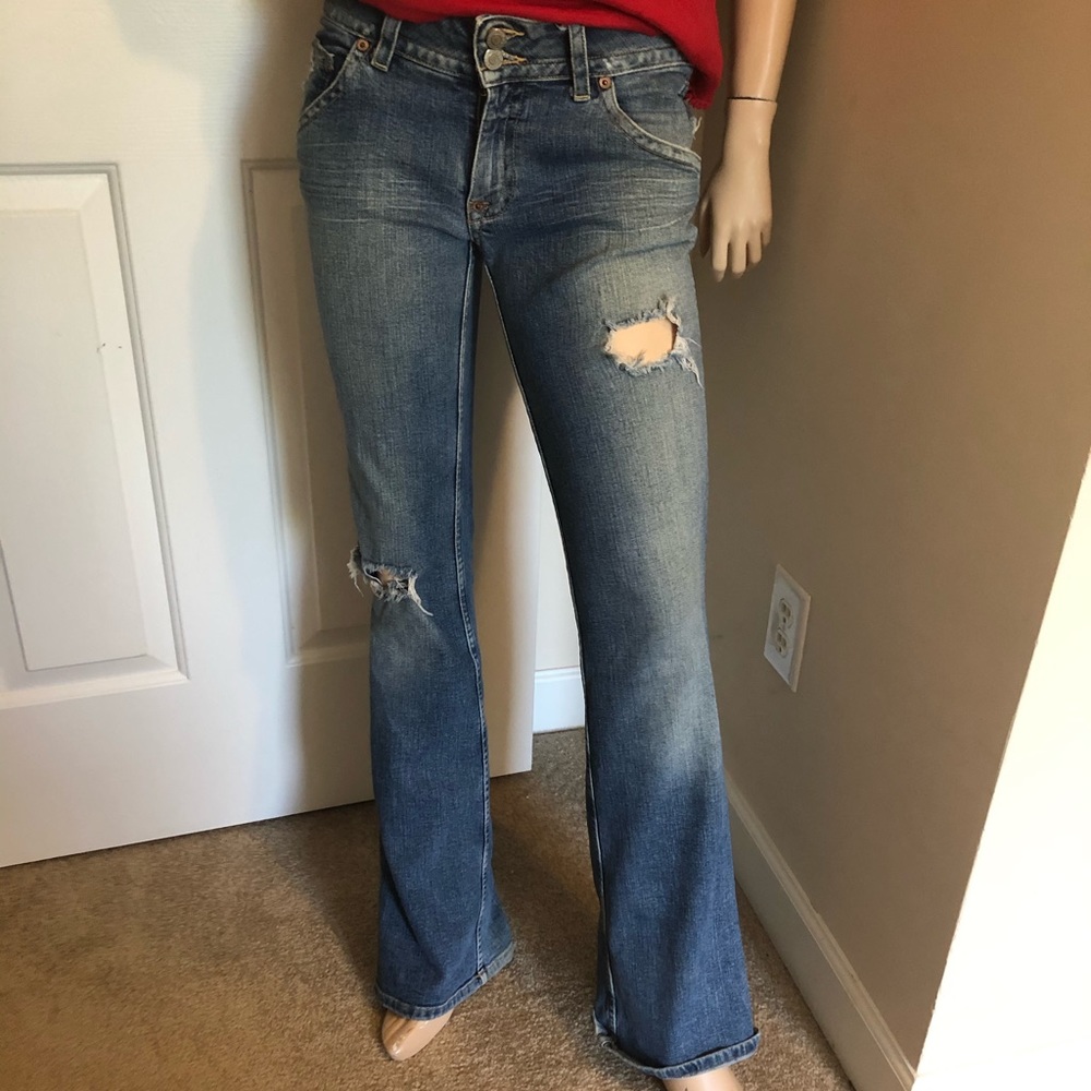 Hudson Bootcut 29 Med Wash Distressed